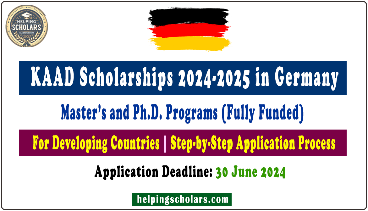 KAAD Scholarship 2024/25 in Germany (For Developing Countries)