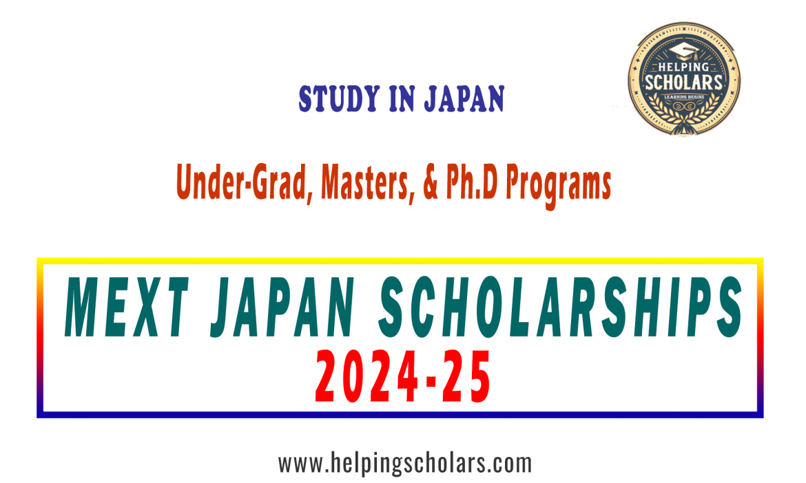 MEXT Scholarship 2024 | Study in Japan Fully Funded Program