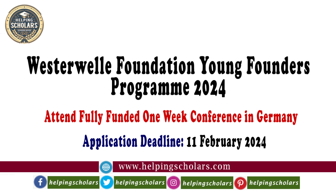 Westerwelle Young Founders Programme 2024 in Germany