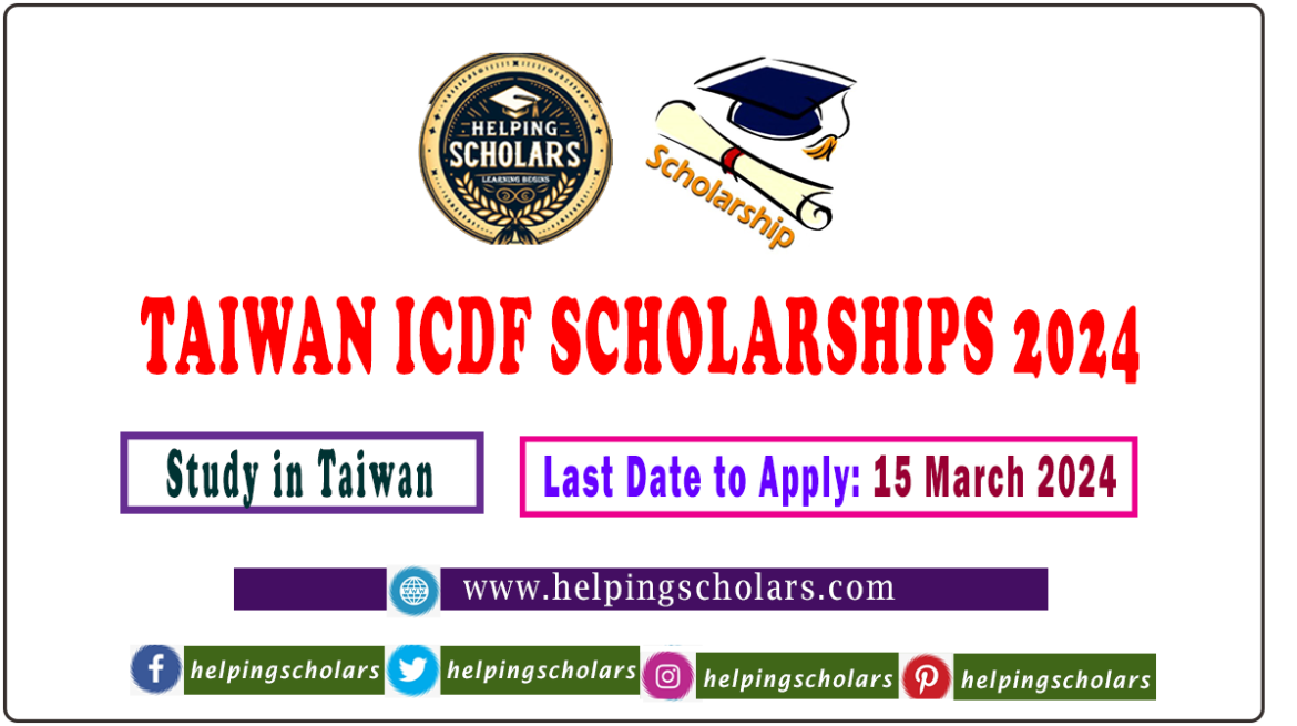 Taiwan ICDF Scholarship 2024 | Study in Taiwan with Scholarship