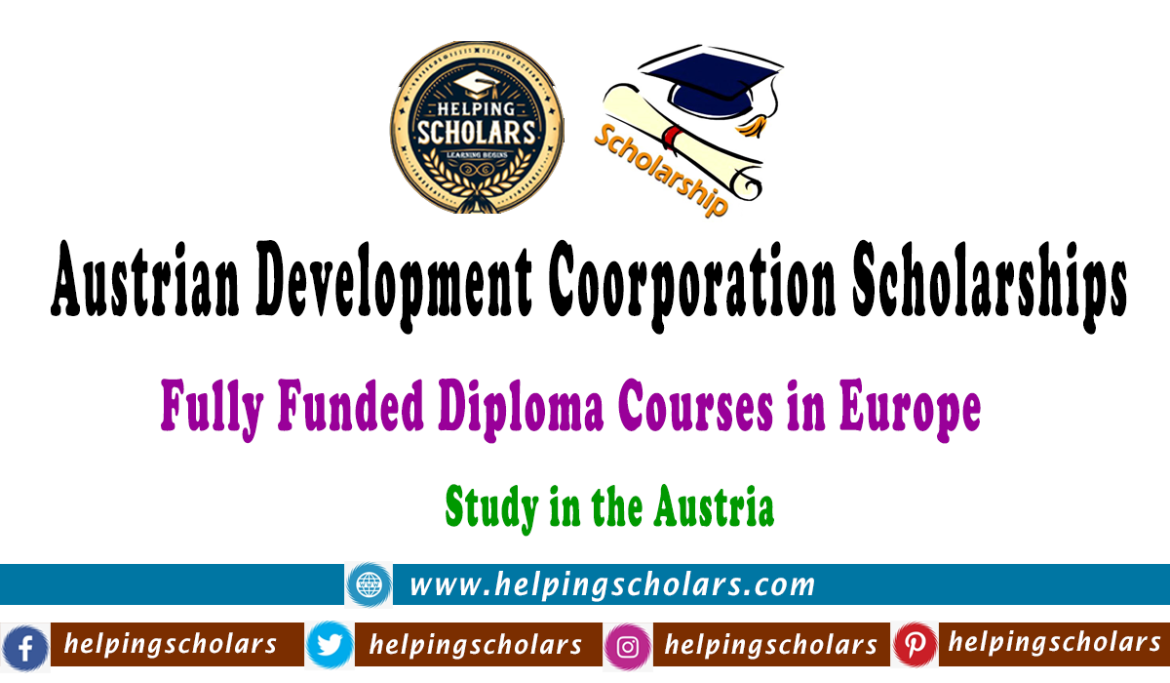 Austrian Development Cooperation Scholarships 2025 in Europe