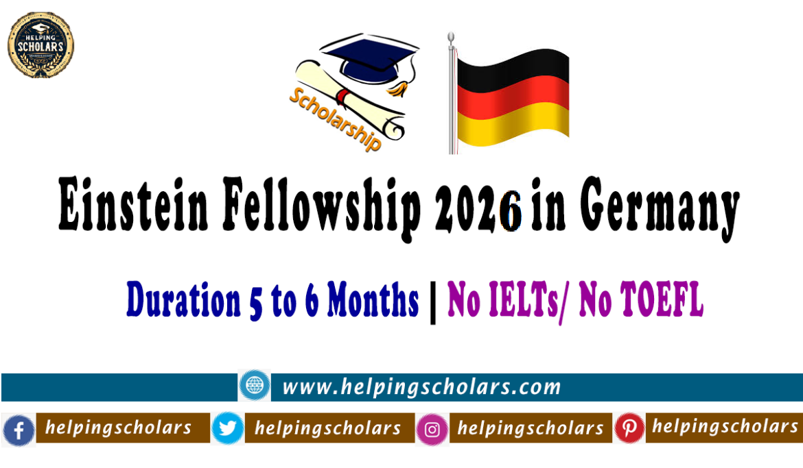Einstein Fellowship 2026 in Germany (Fully Funded)