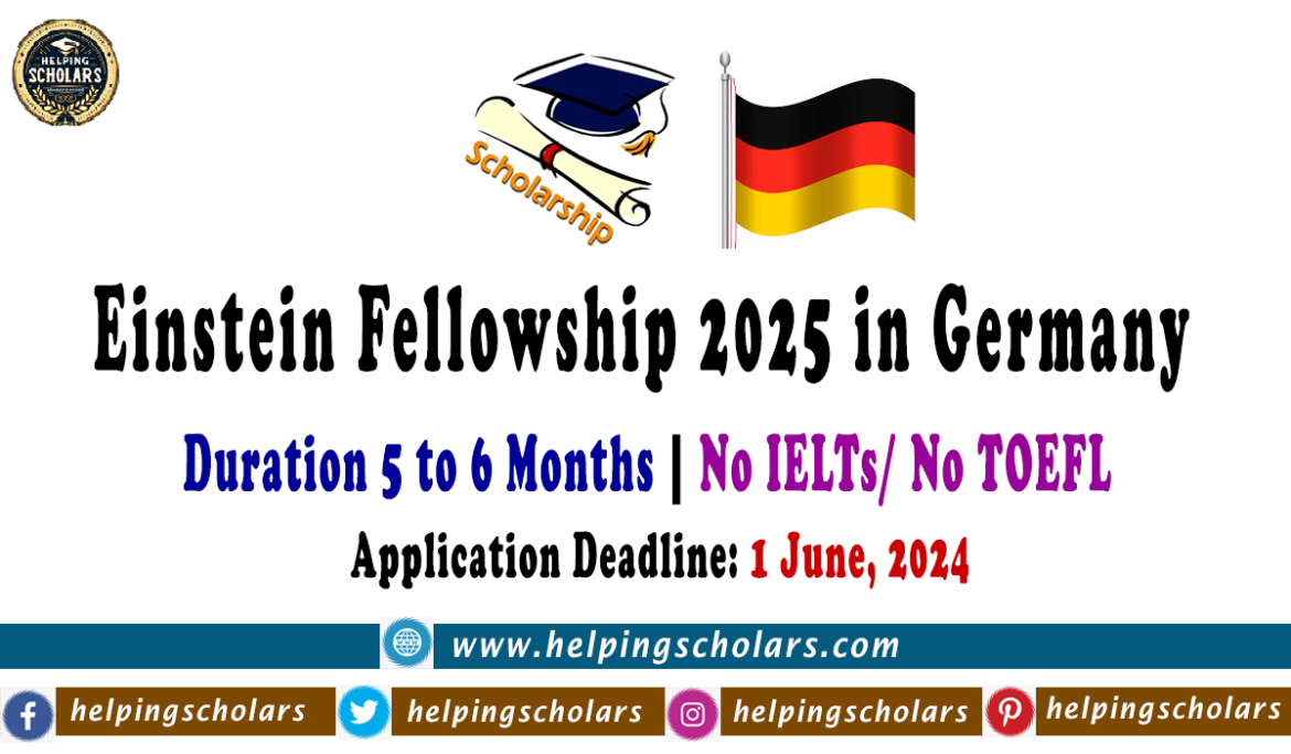 Einstein Fellowship 2025 in Germany (Fully Funded)