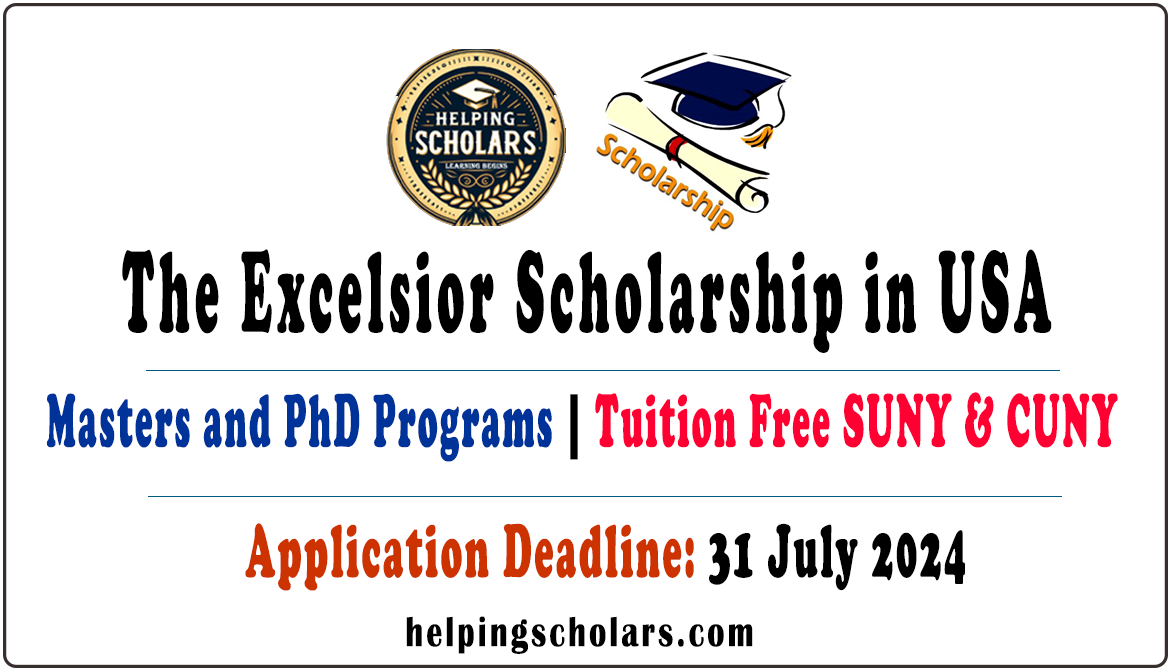 Excelsior Scholarship 2024-2025 in USA (Fully Funded)