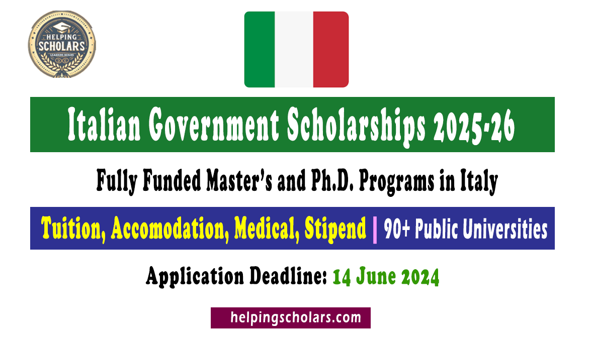 Italian Government Scholarship 2025-2026 (Fully Funded)