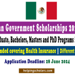 Mexican Government Scholarships