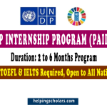 UNDP Internship